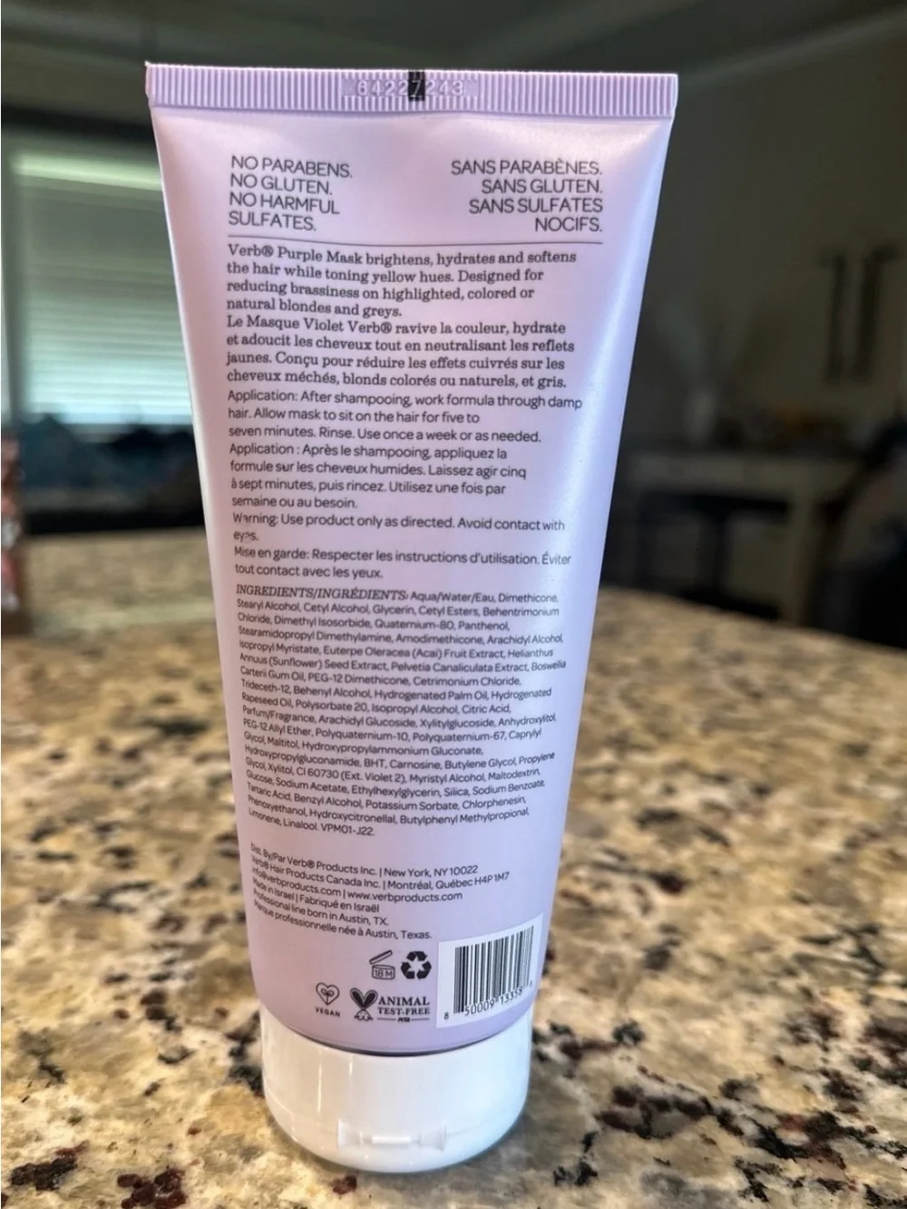 Verb Purple Mask Tone + Brighten Hydrate - Lavender Hair Mask